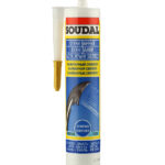 Герметик силиконовый санитарный Soudal прозрачный 280 мл