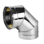 Отвод Вулкан V50R 90° х d120х220 мм с изоляцией AISI 321/304