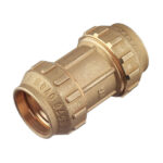 Муфта ПНД Tiemme компрессионная 32х32 мм латунь