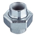 Муфта разъемная Gebo Platinum (330-5V) 3/4 ВР(г) х 3/4 ВР(г) с накидной гайкой чугунная оцинкованная