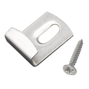 Клипса стартовая монтажная Осфикс для шовного монтажа доски ДПК Greenwerk с саморезом нержавеющая сталь (10 шт.)