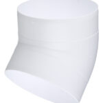 Колено для круглых воздуховодов Era пластиковое d125 мм 45°