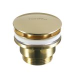 Донный клапан Tokito клик-клак 1 1/4 золото (TOK-SHI-64KIN)