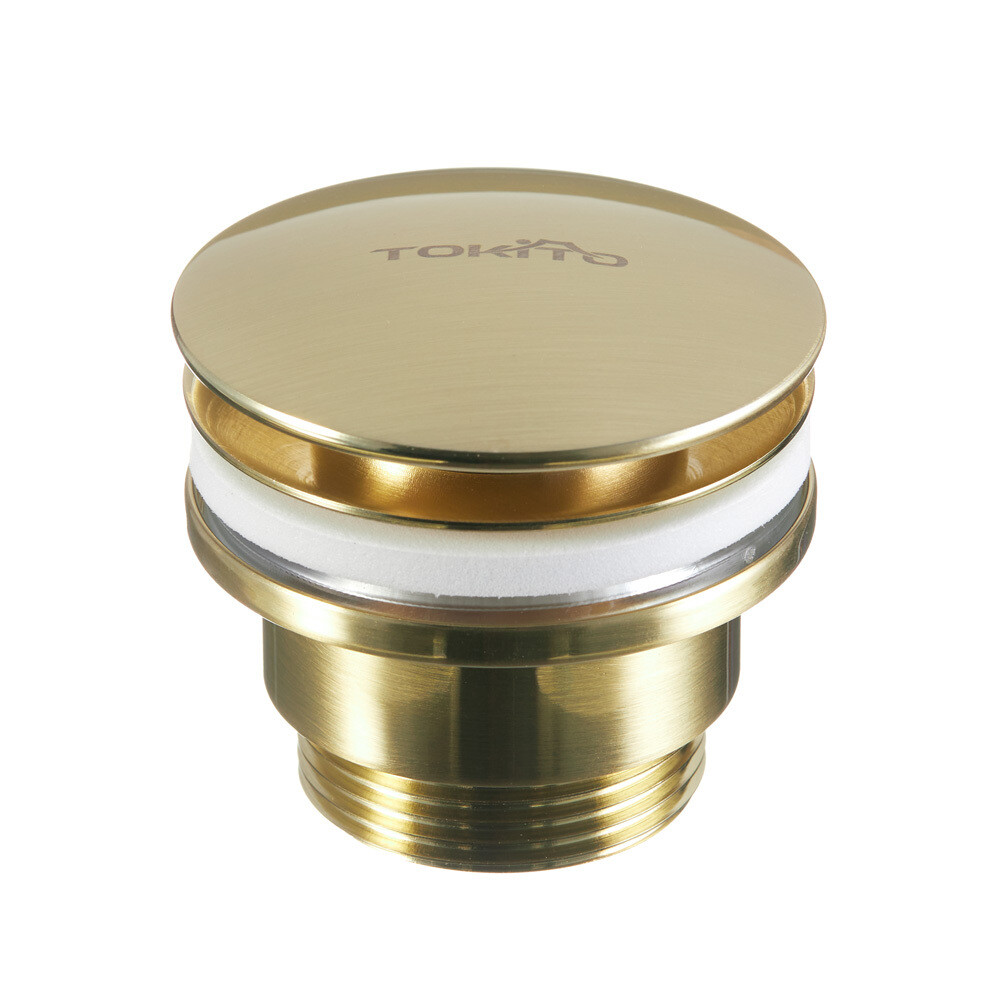 original-34440.jpg Донный клапан Tokito клик-клак 1 1/4 золото (TOK-SHI-64KIN) — изображение 1