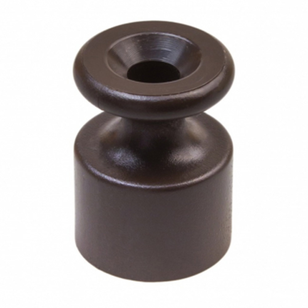 original-34743.jpg Изолятор Bironi для витого провода пластиковый коричневый (100 шт.) — изображение 1