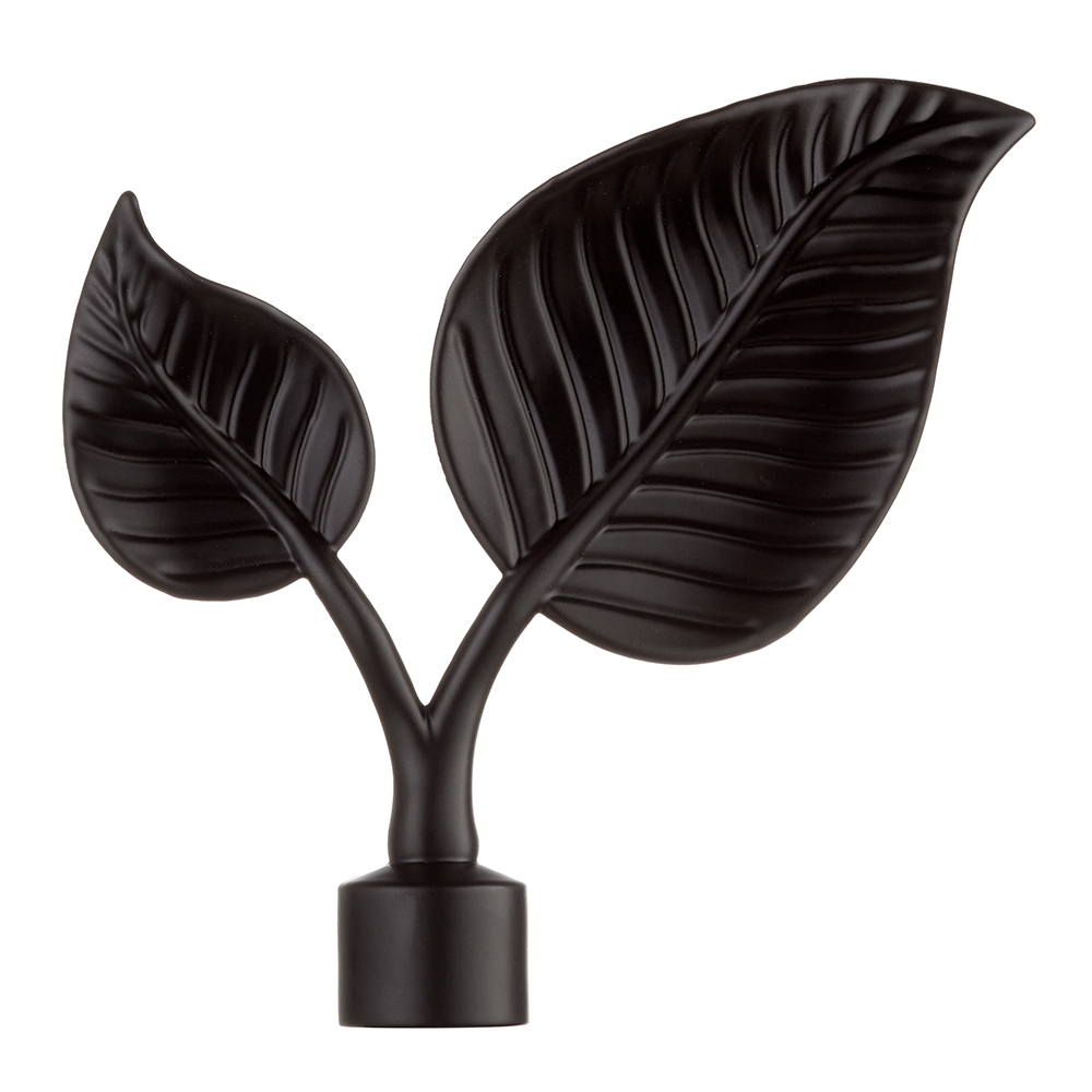 original-3475.jpg Наконечник Лист d 20 мм черный 2 шт. — изображение 1