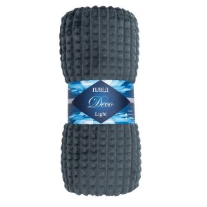 Плед 150х200 см TexRepublic микрофибра серый