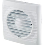 Вентилятор осевой Auramax Optima 150х150 мм d100 мм белый