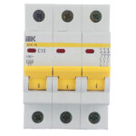 Автоматический выключатель модульный IEK Karat ВА 47-29 3P 10А тип C 4,5 кА 400 В (MVA20-3-010-C)