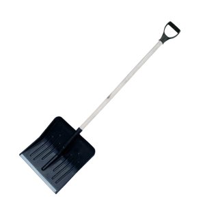 Лопата снеговая Павловская Заря полипропилен с деревянным черенком 1300х428 мм (156010)