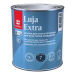 Краска моющаяся Tikkurila/Tikkivala Luja Extra матовая база С бесцветная 0,9 л