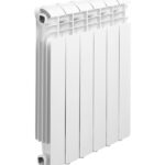 Радиатор алюминиевый Global Iseo 500 мм 6 секций 1" боковое подключение белый
