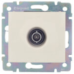 Розетка телевизионная Legrand Valena встраиваемая слоновая кость (695625)