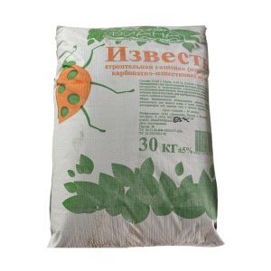 Известь гашеная (карбонатно-известковая мука) 30 кг