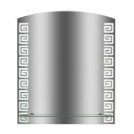 Зеркало с полкой прямоугольное 53,5х62 см Continent Belleza (В245)