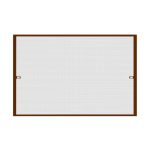 Сетка москитная 430х630 мм для окна 500х700 мм коричневая