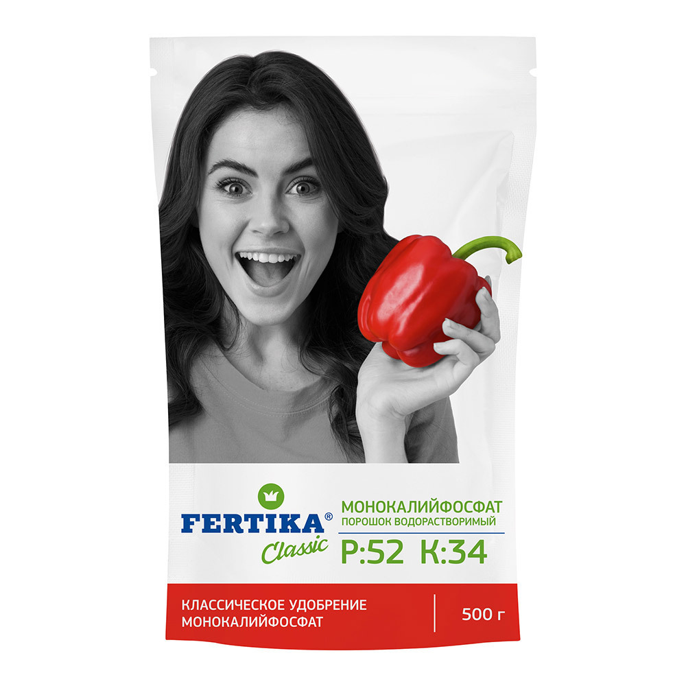 original-35777.jpg Удобрение минеральное сухое гранулированное Монокалийфосфат Fertika 0,5 кг — изображение 1