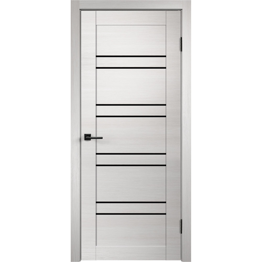 original-35843.jpg Дверь межкомнатная Vision 8 700х2000 мм ПВХ дуб белый со стеклом с замком и петлями — изображение 1
