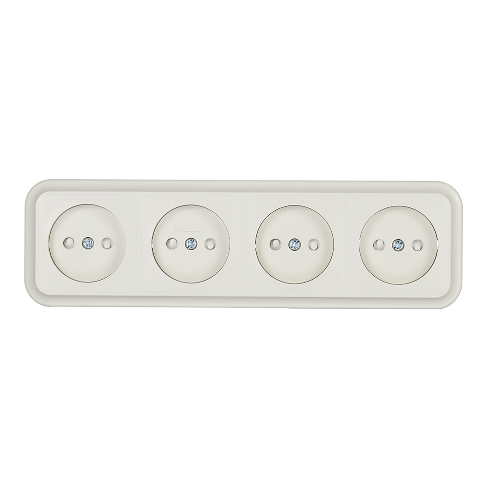 original-36057.jpg Розетка Svet накладная бежевая (EV0361-8342) — изображение 1