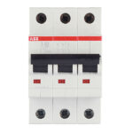 Автоматический выключатель модульный ABB S203 3P 50А тип C 6 кА 400 В (2CDS253001R0504)
