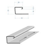 J-профиль Docke 3000 мм киви
