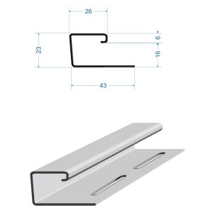 J-профиль Docke 3000 мм киви