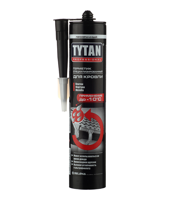 original-36434.jpg Герметик кровельный полимерный виниловый Tytan Professional прозрачный 310 мл — изображение 1