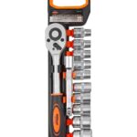 Набор торцевых головок с трещоткой AV Steel 1/2" (AV-011012) (12 шт.)