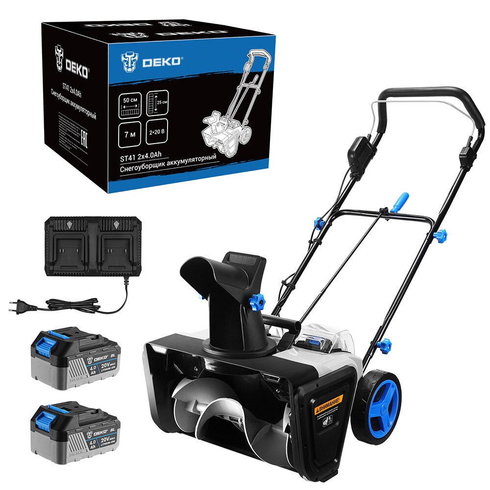 original-36797.jpg Снегоуборщик аккумуляторный Deko ST41 2 АКБ и ЗУ (084-4445) — изображение 1