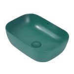 Раковина Abber Rechteck 46 см накладная темно-зеленая матовая (AC2200MBG)