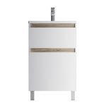 Тумба под раковину AM.PM X-Joy 55 см напольная дерево/белая (M85AFSX0552WG)