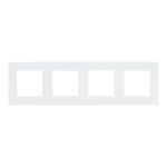 Рамка Simon 24 Harmonie четырехместная белая (2400640-030)