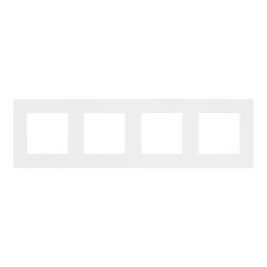 Рамка Simon 24 Harmonie четырехместная белая (2400640-030)