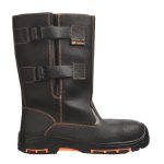 Сапоги рабочие кожаные с защитным композитным носком размер 44 черные Prosafe (8719РКВНМ-1_44)