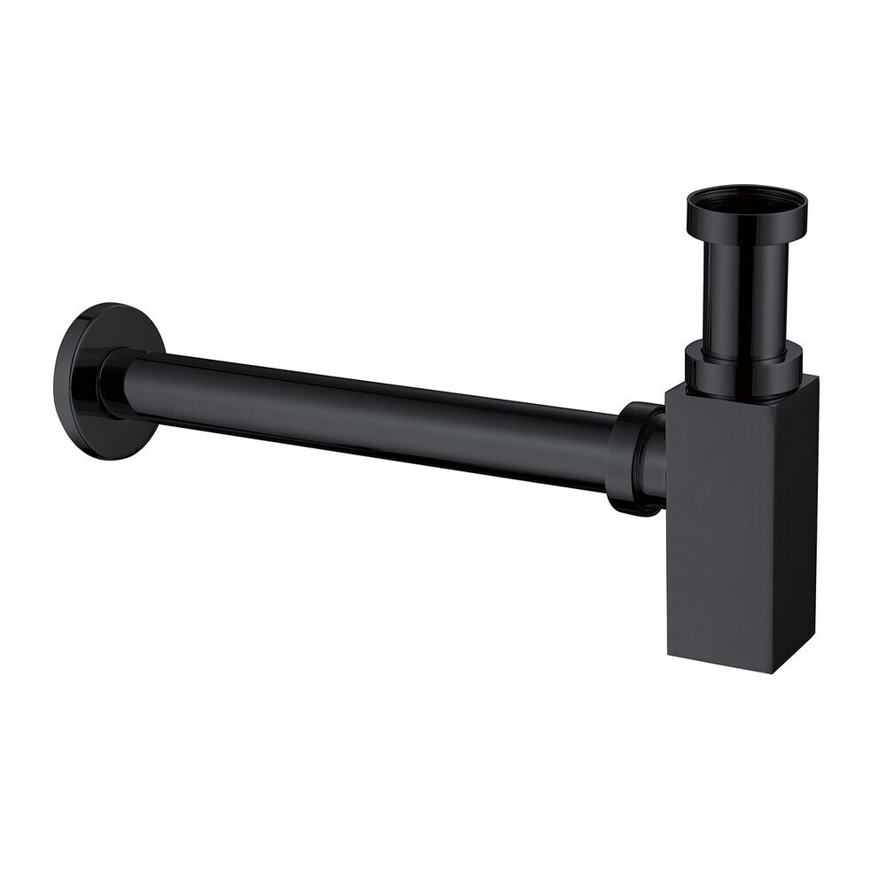 original-37290.jpg Сифон для раковины Abber 1 1/4х32 мм без выпуска с соединением 32 мм черный матовый (AF0031B) — изображение 1