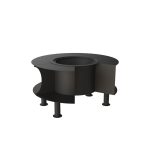 Чаша костровая Пантеон 600 мм плоское дно 5 ножек