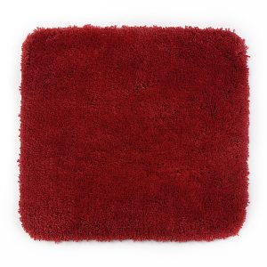 Коврик для ванной красный 57х55 см WasserKraft Kammel (BM-8337)