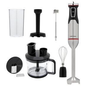 Блендер погружной Krona Multistabmixer 7в1 1500 Вт 1,25 л черный/серебристый