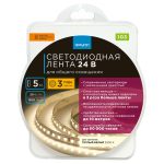 Лента светодиодная SMD 2835 3000К 24 В 20 Вт/м 5 м IP20 Apeyron (103ОО)