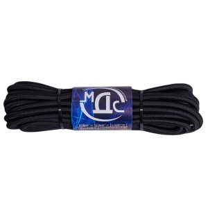 Шнур эластичный резиновый 24 пряди черный d10 мм 10 м МДС повышенной плотности