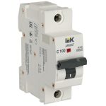 Автоматический выключатель модульный IEK Armat M10N 1P 100А тип C 10 кА 230/400 В (AR-M10H-1-C100)