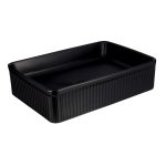 Раковина Corsa Deco Lines 50 см накладная черная (ABLVX50RB)