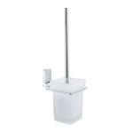 Ершик для унитаза Haiba HB8810 подвесной стекло/металл хром (551055)