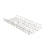 Корзина металлическая белая 603х440х85 мм Титан-GS