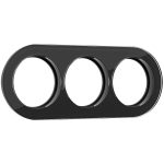 Рамка Werkel Favorit Runda трехместная черная (a051633)