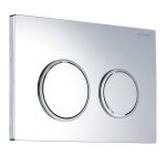 Клавиша смыва для инсталляций Geberit Sigma 20 хром глянецевый/матовый (115.085.KH.1)