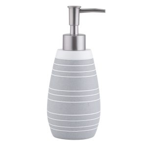 Дозатор для мыла Master House Granit настольный полирезин серый (75206)