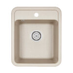 Мойка для кухни Granula Standard 50х42х19 см врезная кварц бежевая
