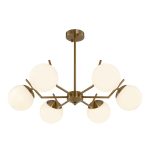 Люстра потолочная Freya Moon E27 360 Вт 24 кв.м (FR5173PL-06BS)