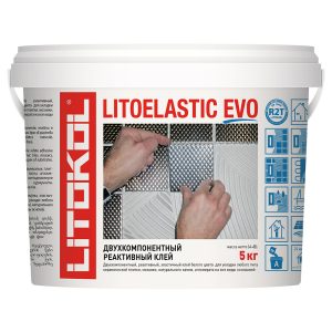 Клей для плитки Litokol Litoelastic Evo двухкомпонентный 5 кг
